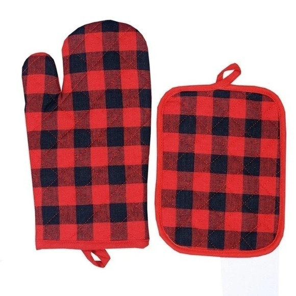 St. Nicholas Square Buffalo Check Set - Picture 3 of 9